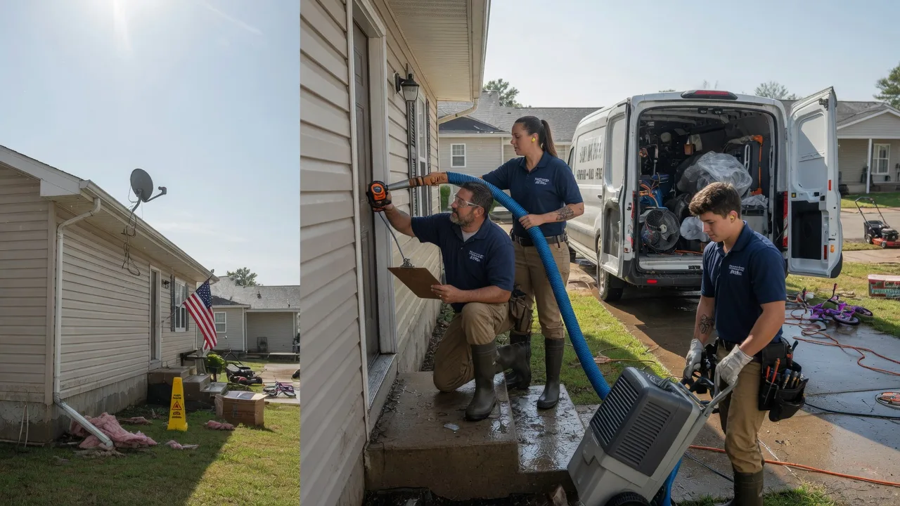 Ceiling Water Damage Restoration in Buda, IL near me